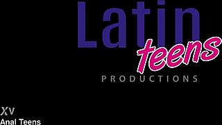 Bruno breaks Luna Galacticas little 18+ ass in her first anal adventure with big black cock gaping and cum swallow. The rough interracial action leads to intense orgasm.