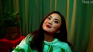 teen asian findom goddess teases in satin panties pov