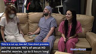 hey dr tampa, check out blaire celeste's yearly physical with shaved pussy and big ass in florida backstage