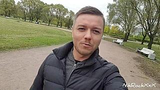 Picked Up a Casual Girl on the Street for Quick Hotel Fuck Session