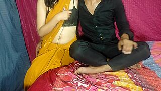 Extreme wild and dirty love making happens with a newly married couple in homemade cowgirl riding to creampie