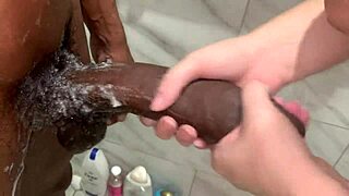 Stepbrother convinces stepsisters to try first time anal in shower with huge interracial cock do you think it fits I've never done this before please don't go hard