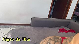 hey, rabuda gabicarlos rides that muscular digão da ilha cock until squirting all over 😈🍆