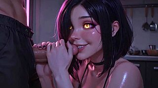 Hot succubus Atkins Heaven gets fucked by big cock during party in 3D porn.