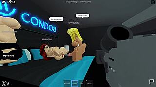 Watch these furry Roblox hotties dive into wild lesbian action!