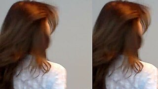 hey, check out this cute korean girl dancing so sexy and seductive with her big tits bouncing?