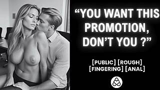 He Fucks Her In The Office For Promotion As Boss And Employee In Real Amateur Couple Action