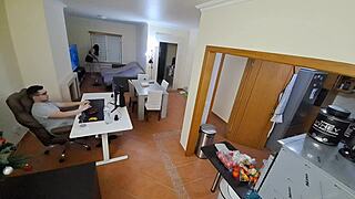 Seductive Maid In Flip Flops And Glasses With Pierced Nipples Big Ass Big Tits Gets Cowgirl Creampie Missionary Cumshot