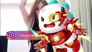 Hey, you wanna see this sexy Vietnamese babe with big tits and ass riding a monster cock on Bigo live show cam?