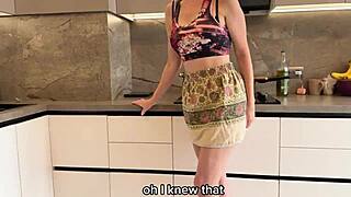 hey, caught cheating on my wife with her silly girlfriend in the kitchen - real russian amateur blowjob and doggystyle with conversations