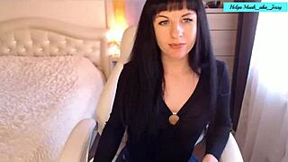 Helga Muah Aka Jessy Feels Intense Emotions During Chair Tease Strip Clit Caress And Fingering In Jeans