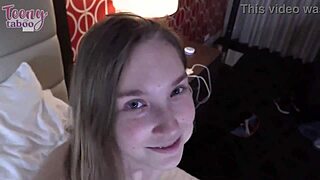 cum fills babysitters ass as mr brogan fucks blonde claire in doggystyle creampie with deepthroat