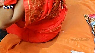 Crazy Desi Village Bhabhi Tight Pussy Hard Fucking Indian Slut Wife Beautiful Red Saree Ranch Quickie Doggystyle