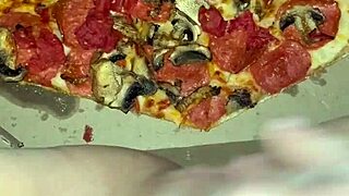 i'm the best amateur in los angeles masturbating with pizza. cum on food for kinky arab fetish with teen 18+ pussy wanting bbc