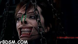 Gagged And Bounded European Babe Needs Wild Cunt Pleasuring In Rough Bdsm Bondage. Can She Handle The Hardcore Fucking And Choking?