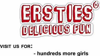 Hey, check this lesbian squirting montage with wet shaved pussies and big natural tits! 💦👩‍❤️‍💋‍👩