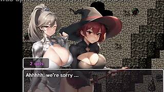Hey, exploring caves with big tits women in this hentai adventure part 3
