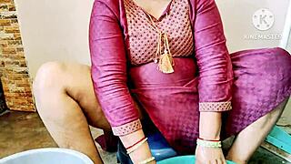 Indian Desi Bhabhi Fucking Neighbour Boys with Big Cock in Bathroom Rough Sex!