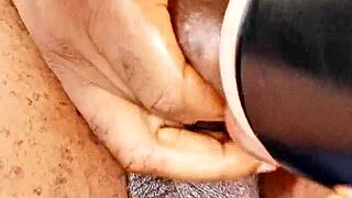 Oh wow, discovering intense pleasure masturbating with my new toy in the dorm!