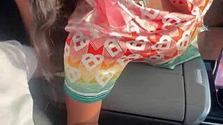 黑妞车震大黑屌口交手撸怪物鸡巴狂吸