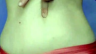 Fetish navel play with sexy redhead gym trainer in pov domination and humiliation close up