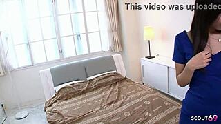 japanese wife in nylon pantyhose, you getting cheating creampie sex in uncensored jav porn?