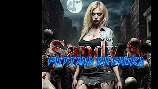 hey that italian milf cosplay in porn horror song parody with costumes and music is wild