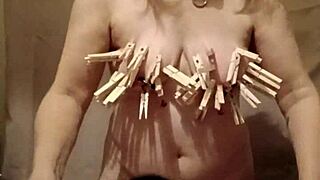 In this 2024 session, the bound French housewife endures maledom with toys and spanking in public outdoor humiliation.