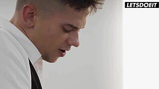 Horny Wife Surprises with Ebony Bff for Big Cock Threesome in Passionate Ffm Sex Fantasy.