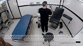 Lesbian Nurse Torment with Vibrator Doggystyle and Screaming in Clinic