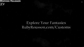 ready to swallow cum in this topless edging therapy session?