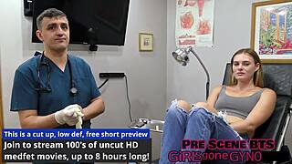 Tyler Lynn undergoes a thorough stethoscope examination in the session.