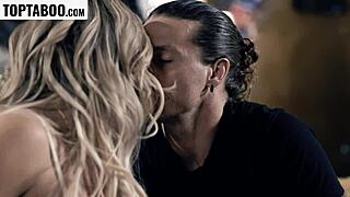 ophelia purr shows innocent face but acts as total whore in tight pussy interracial casting