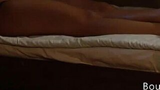 Submissive lesbian slave masturbates wildly with mistress's panties yet reaches orgasm