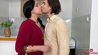 भाभी का बेशरम रंग और देवर का बेशरम लंड indian housewife fantasy with steamy action