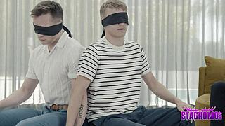 What do you think of these twinks andrew connor and noah white as mafia henchman nik fros dominates with big cock assfucking in 3 some?