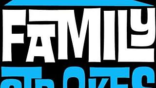 Stepdaughters Big Natural Tits Cover Rent with Dad and Girlfriend Threesome Fuck