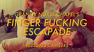Granny Nurse Chapels Finger Fucking Escapade With Orgasm And Masturbation In Hospital