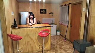 Secretly fucking stepmother at midnight after she comes for water?