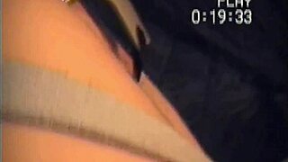 Why does this tied-up bisexual amateur get a window scraper handle in his ass and teased with a vibrating dildo?