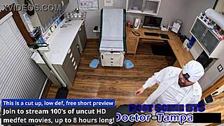 dr tampa examines virgin serena morgan with anal fingering in virginity clinic backstage