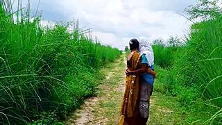 Desi Beautiful Hot Bhabhi Having Sex In Jungle Outdoor With Cute Nature Vibes