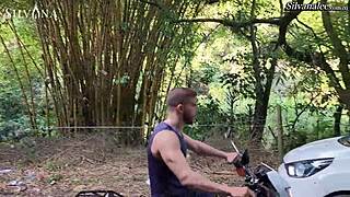 Silvanalee seduces inexperienced boy to fuck hard at her house