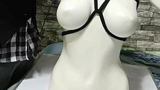 i'm sharing a peruvian tutorial on safely tying breasts in bdsm style