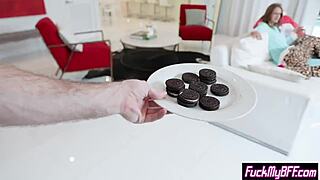 Angry horny teen 18+s punish stepbrother with big cock garage group