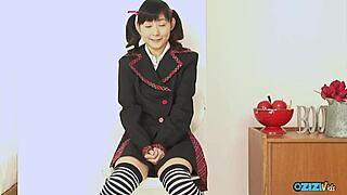 she starts shy taking clothes off but ends up filled deep with rough old guy pounding her puffy nipples and big ass