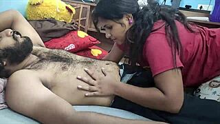 The passionate forbidden romance between seductive housewife and irresistible next-door neighbor with blowjob and anal assfucking in dorm room