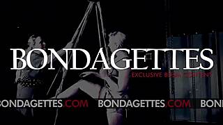 Hey, Isabel the chubby BBW with glasses regrets trying bondage while tied up in latex by her maledom mistress.