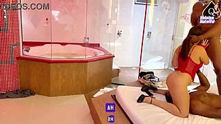 Wife Cheats On Cuckold Husband With Two BBC In Motel Double Penetration!