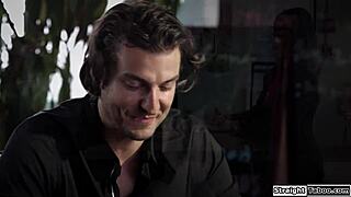 FLIGHT ATTENDANT FUCKED BY MARRIED MAN! BRUNETTE MILF CHEATS WITH DEEPTHROAT BLOWJOB CUNILINGUS!